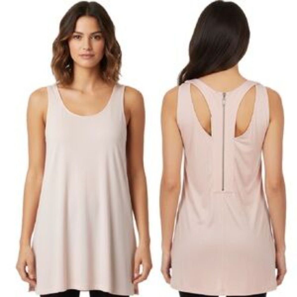 NWT NWT Cable & Gauge Pink Latte Rib Knit Sleeveless Top Size Medium